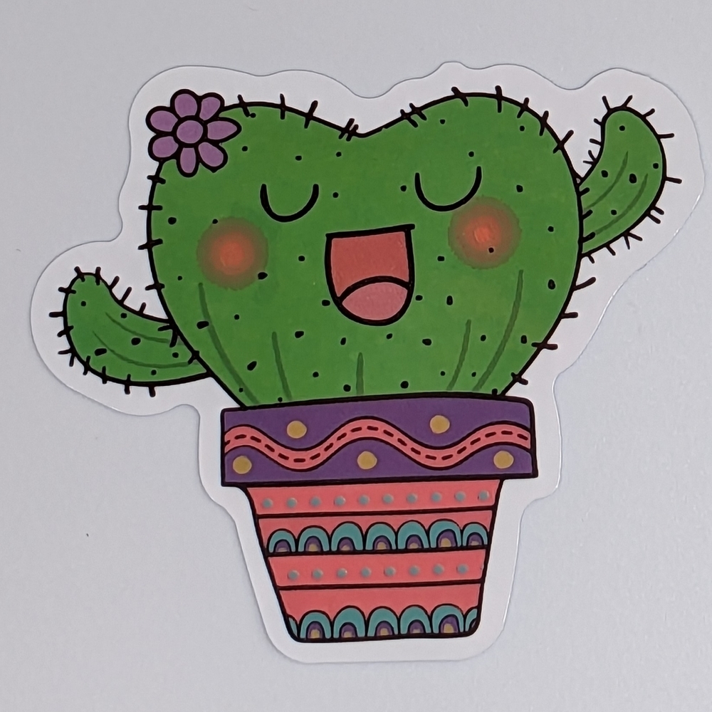 Cactus sticker